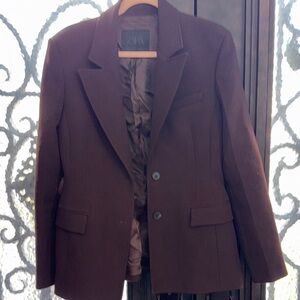 Zara Chocolate Brown Blazer